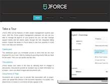 Tablet Screenshot of jforce.com